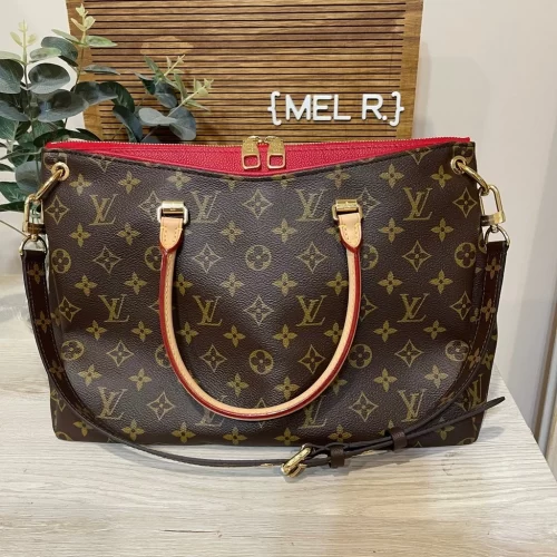 Louis Vuitton Monogram Canvas Pallas M50067 Litchi photo review